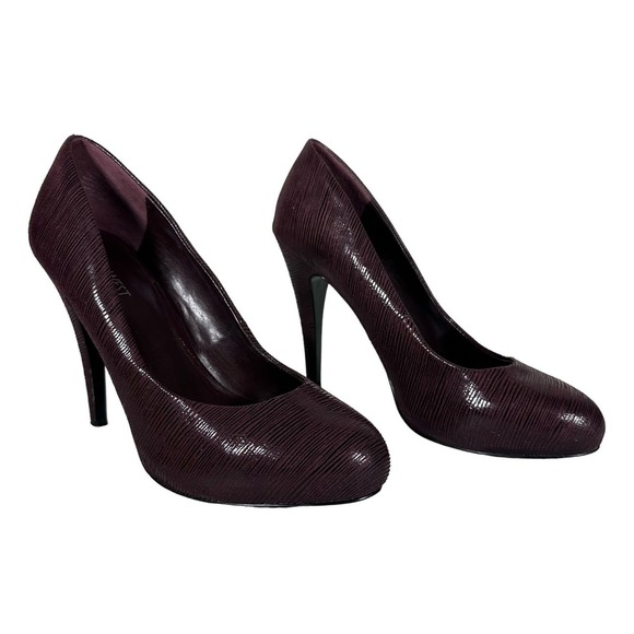 Nine West Purple Heels - Picture 1 of 9